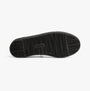 Gabor WISDOM Womens Trainers Black Patent sole view, showcasing rubber material and textured design for grip.