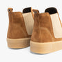 Gabor LOURDES Womens Ankle Boots Cognac rear view showing suede upper and elasticated side panel