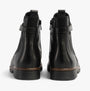 Gabor NOLENE Womens Ankle Boots Black back view showing leather finish and ankle height design.