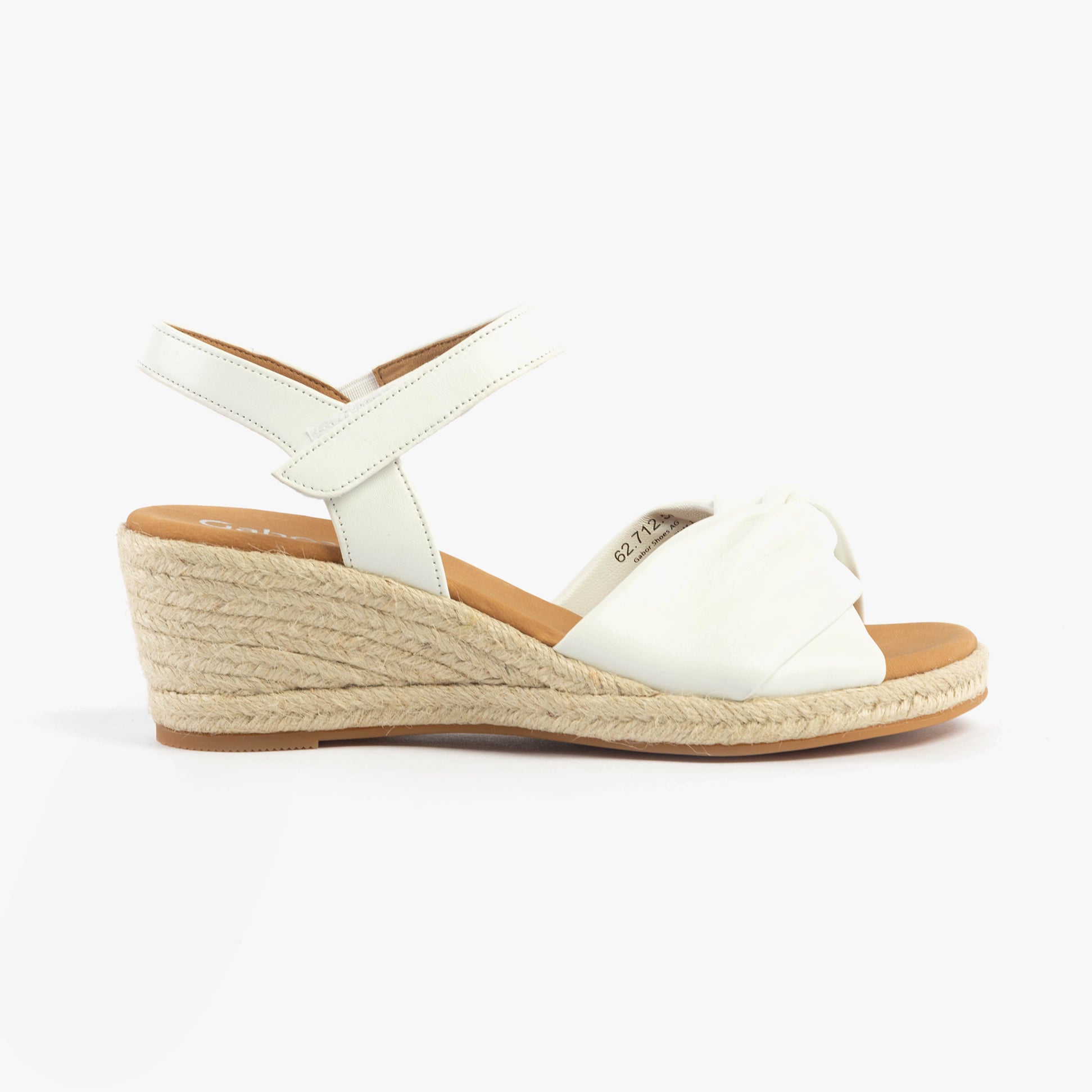 MOON Womens Wedge Sandals White