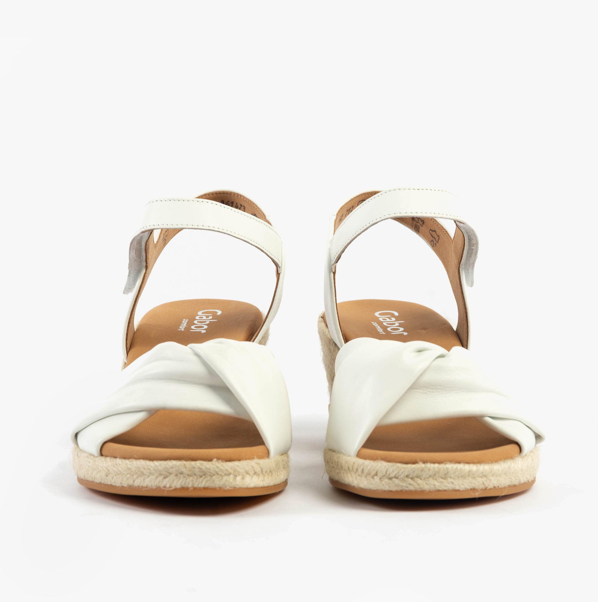 MOON Womens Wedge Sandals White