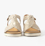 Gabor RICH Womens Sandals Mushroom front view showcasing elegant design and buckle closure.
