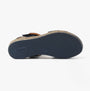 Gabor ANDRE Womens Sandals Blue bottom view showcasing rubber sole design and brand logo.