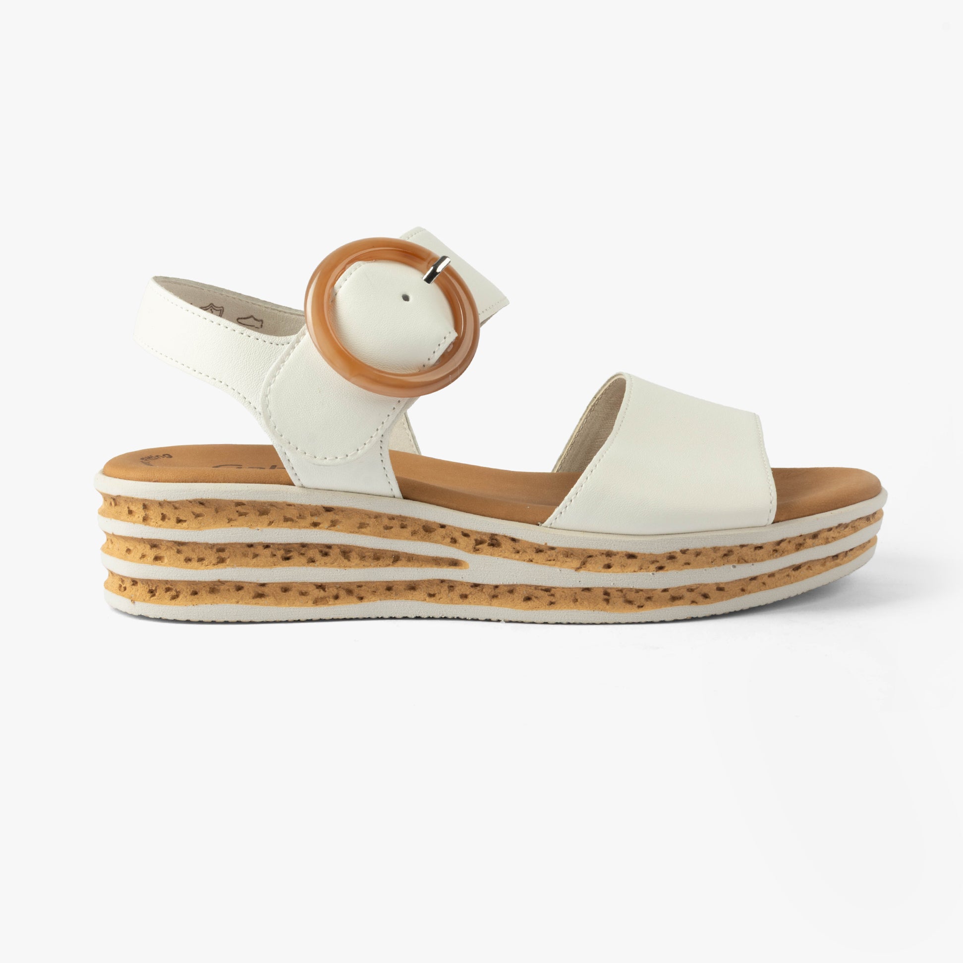 ANDRE Womens Sandals Creamy White