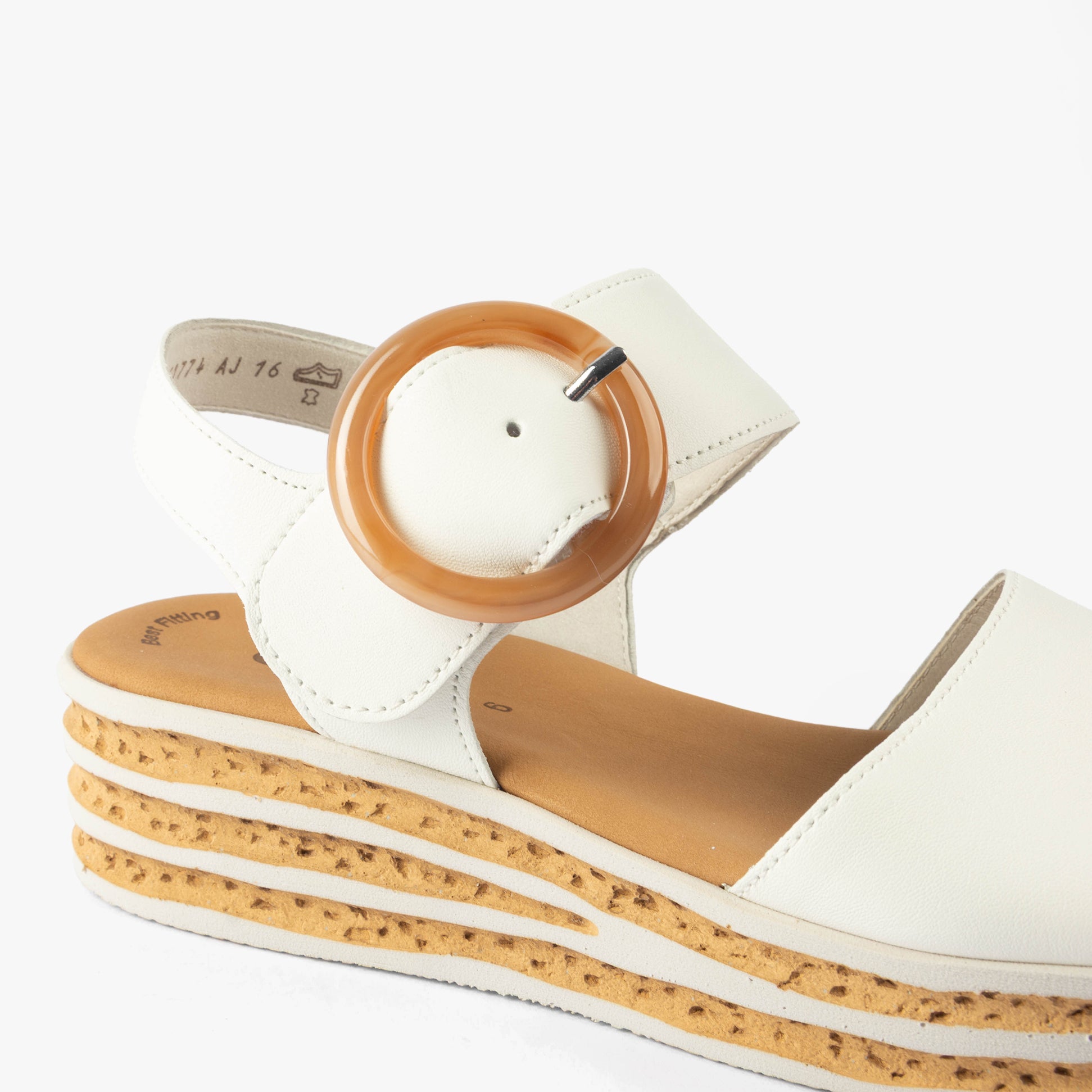 ANDRE Womens Sandals Creamy White