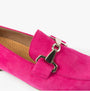 Gabor JANGLE Womens Shoes Pink detail view showing the luxurious leather upper and stylish buckle detail.