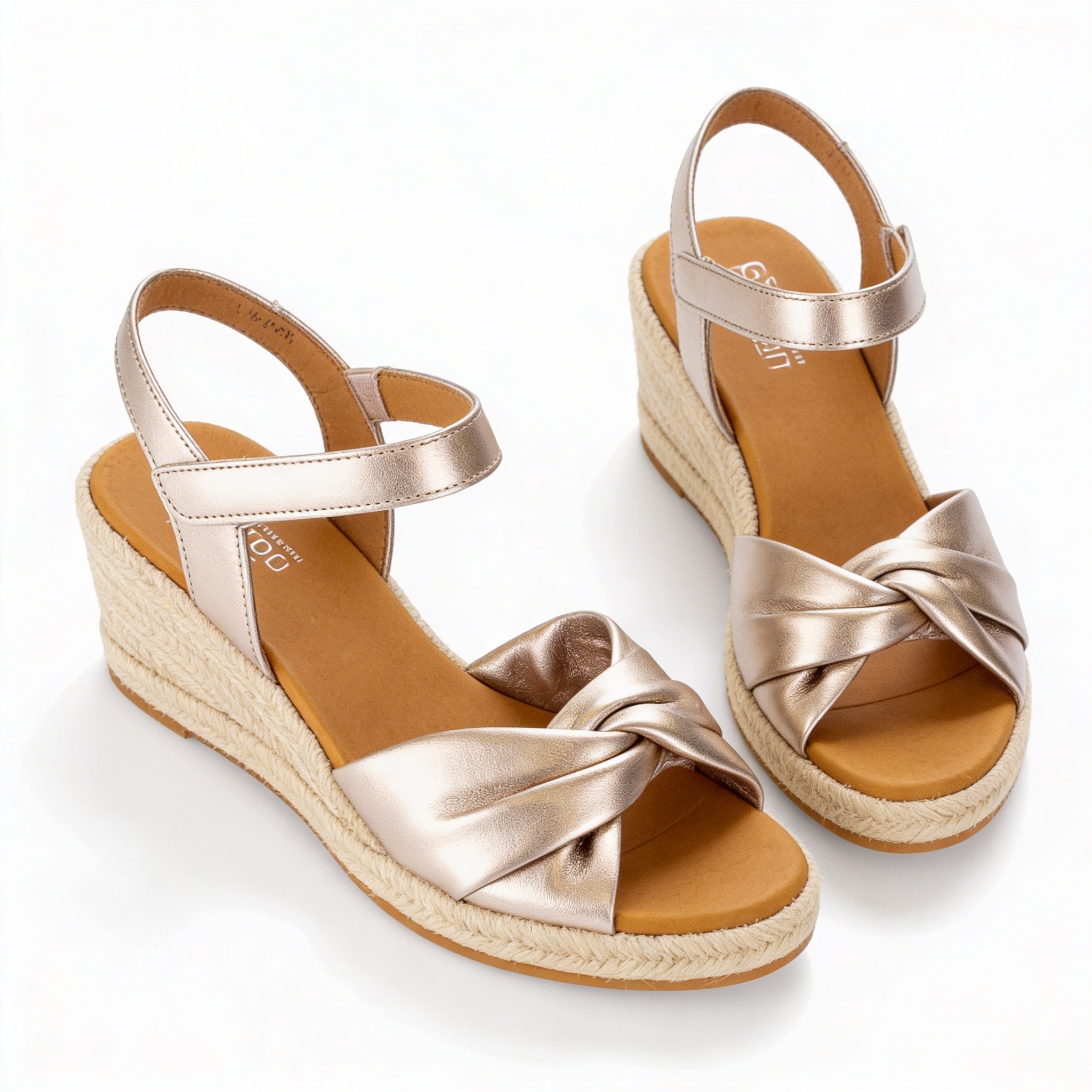Gabor MOON Womens Ankle Strap Sandals Gold