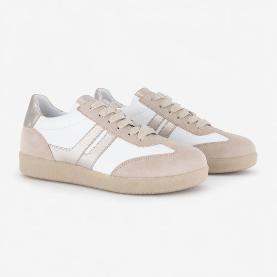 Gabor WEST Womens Court Trainers Beige