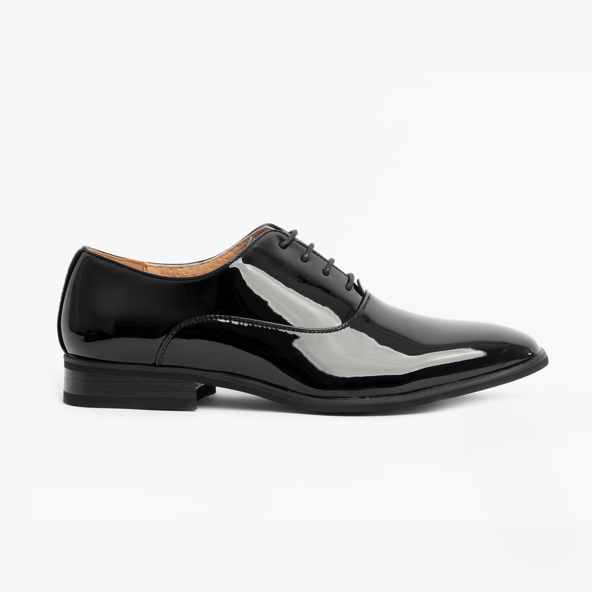 Goor ROONEY Mens Oxford Dress Shoes Black Patent