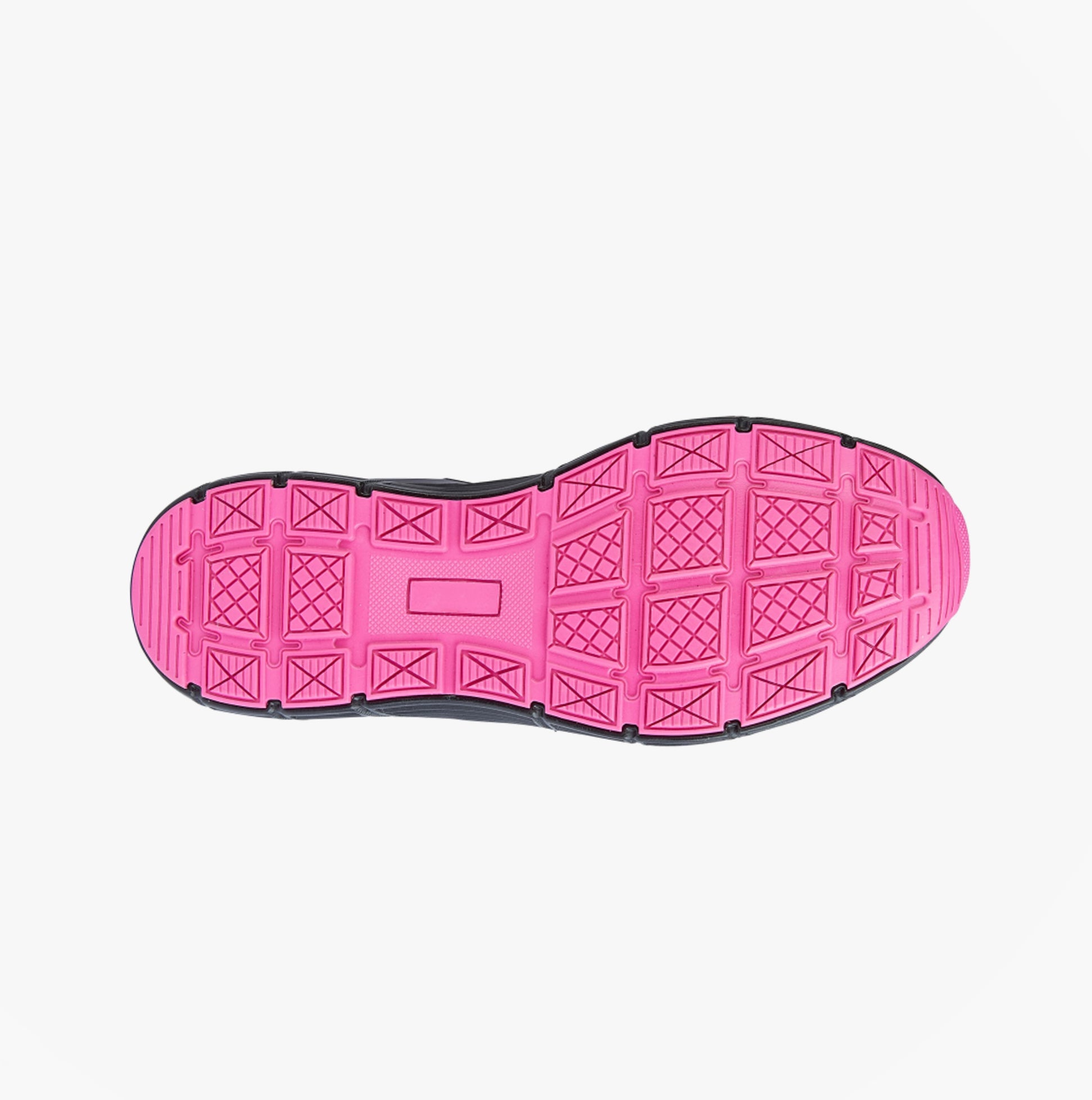 Grafters L383A Womens Safety  Trainers Black/Hot Pink