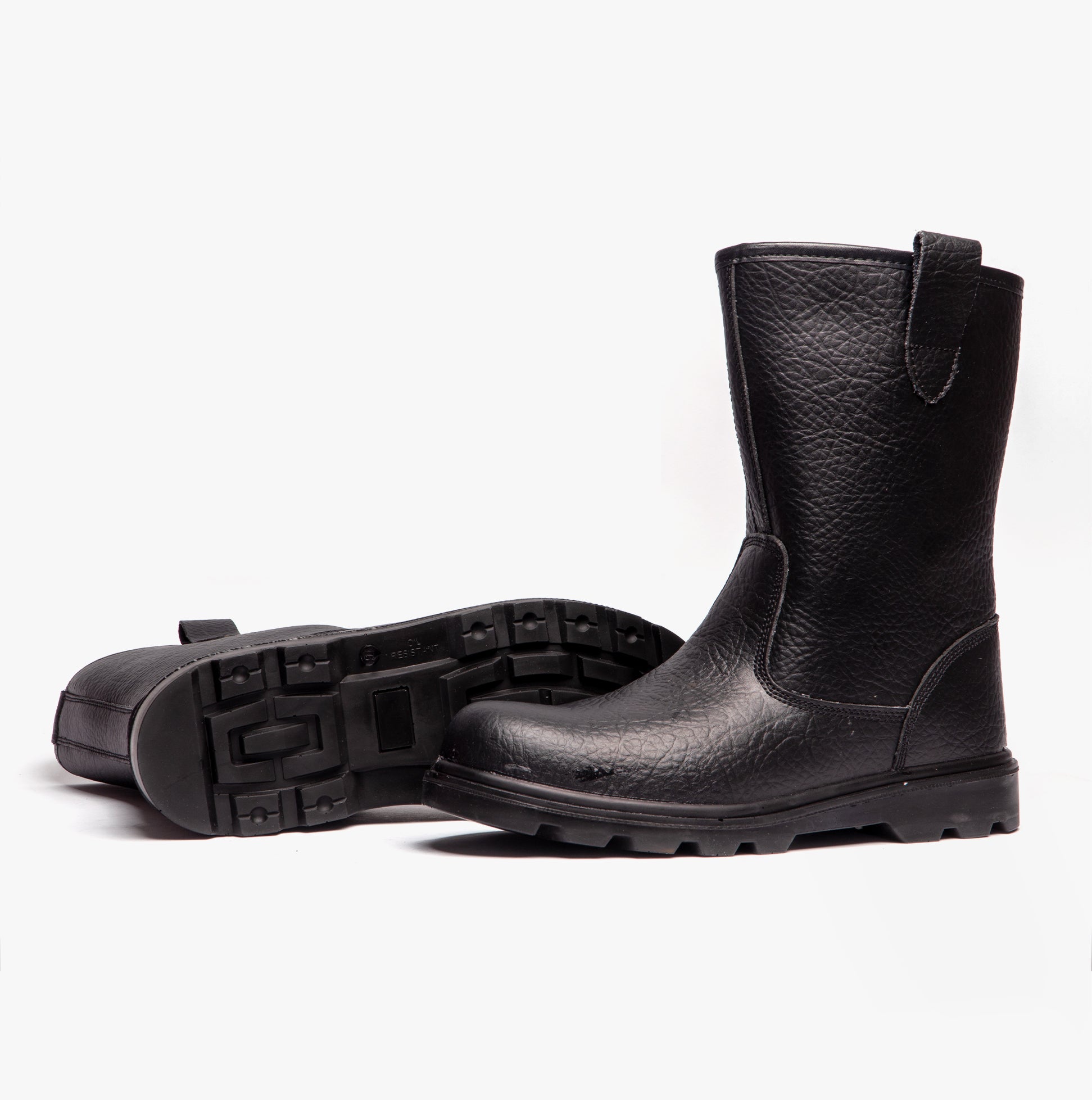 Grafters M021A Mens Rigger Safety Boots Black