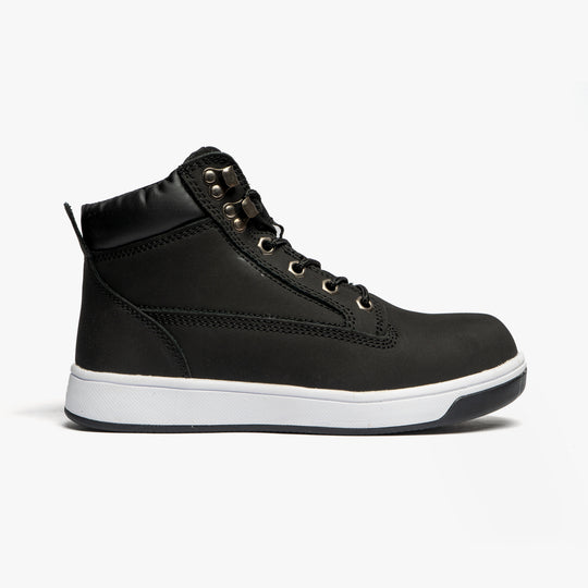 Grafters FORT Unisex Trainer Style Safety Boots Black