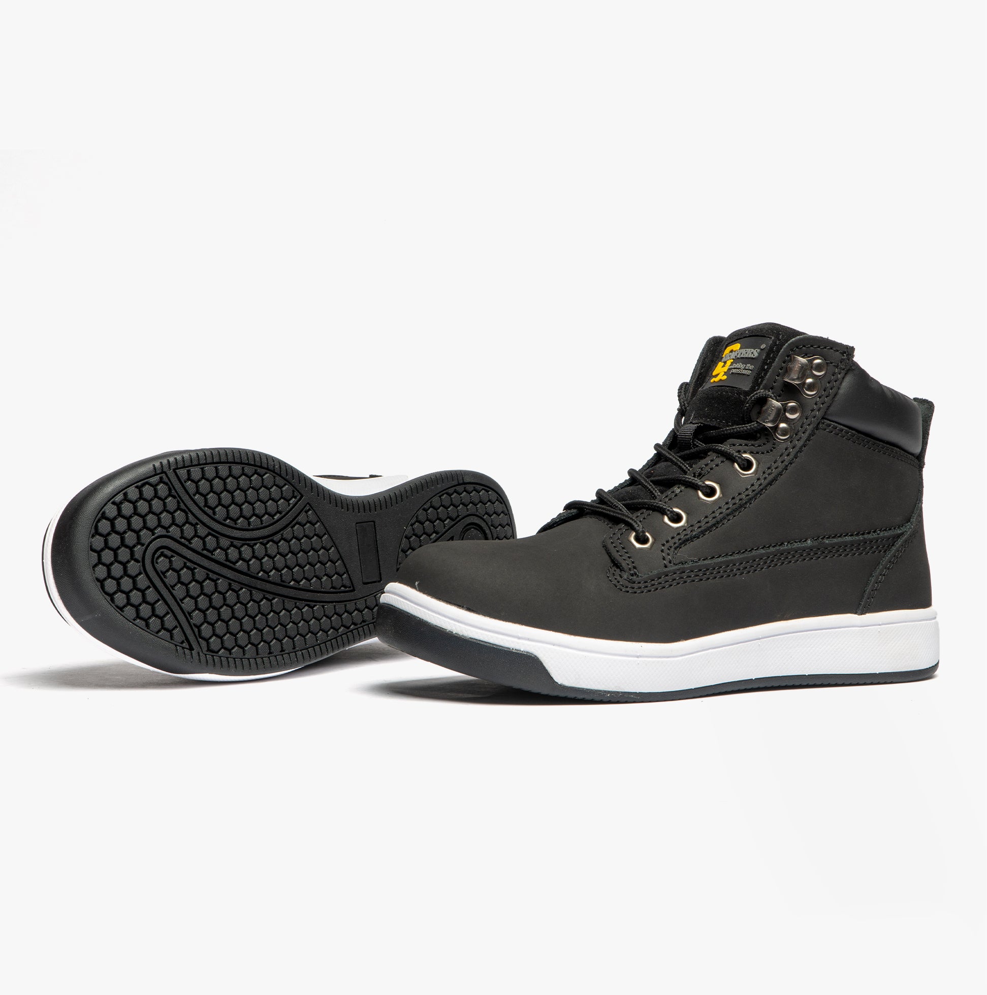 Grafters M057A Unisex Safety Trainer Boots Black