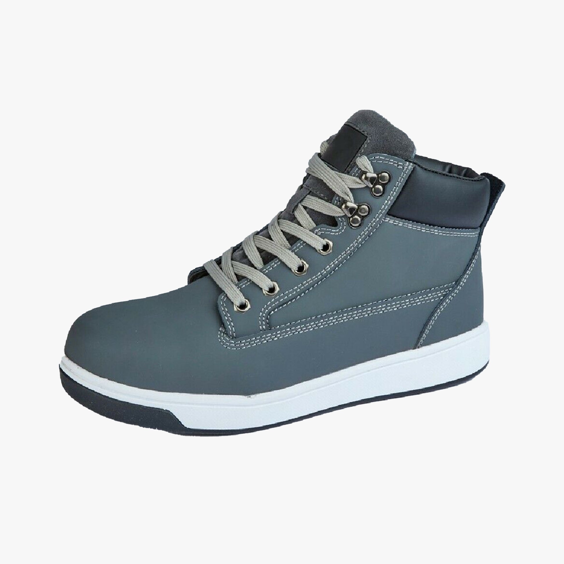 Grafters M057F Mens Safety Boots Grey
