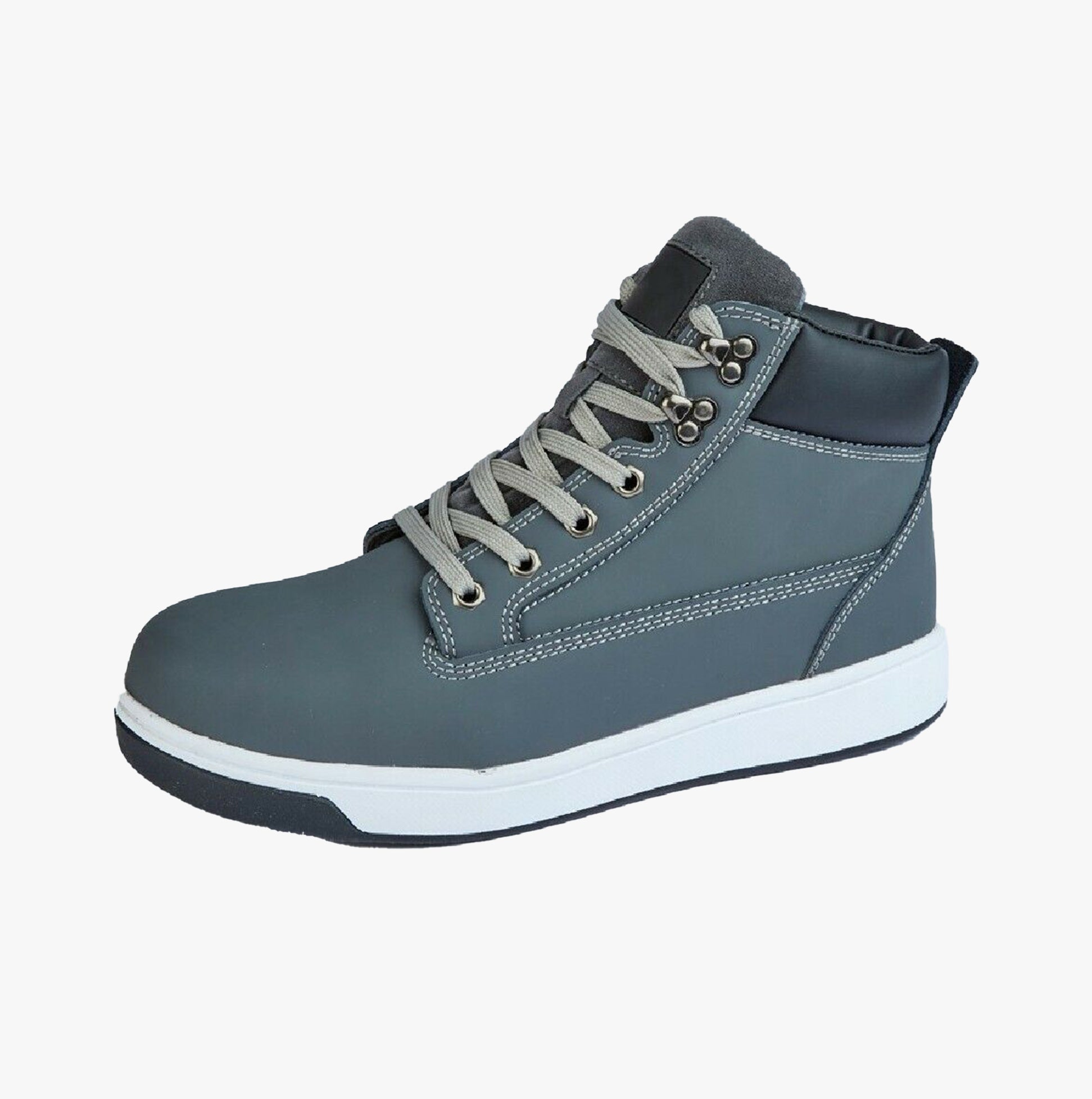 Grafters M057F Mens Safety Boots Grey