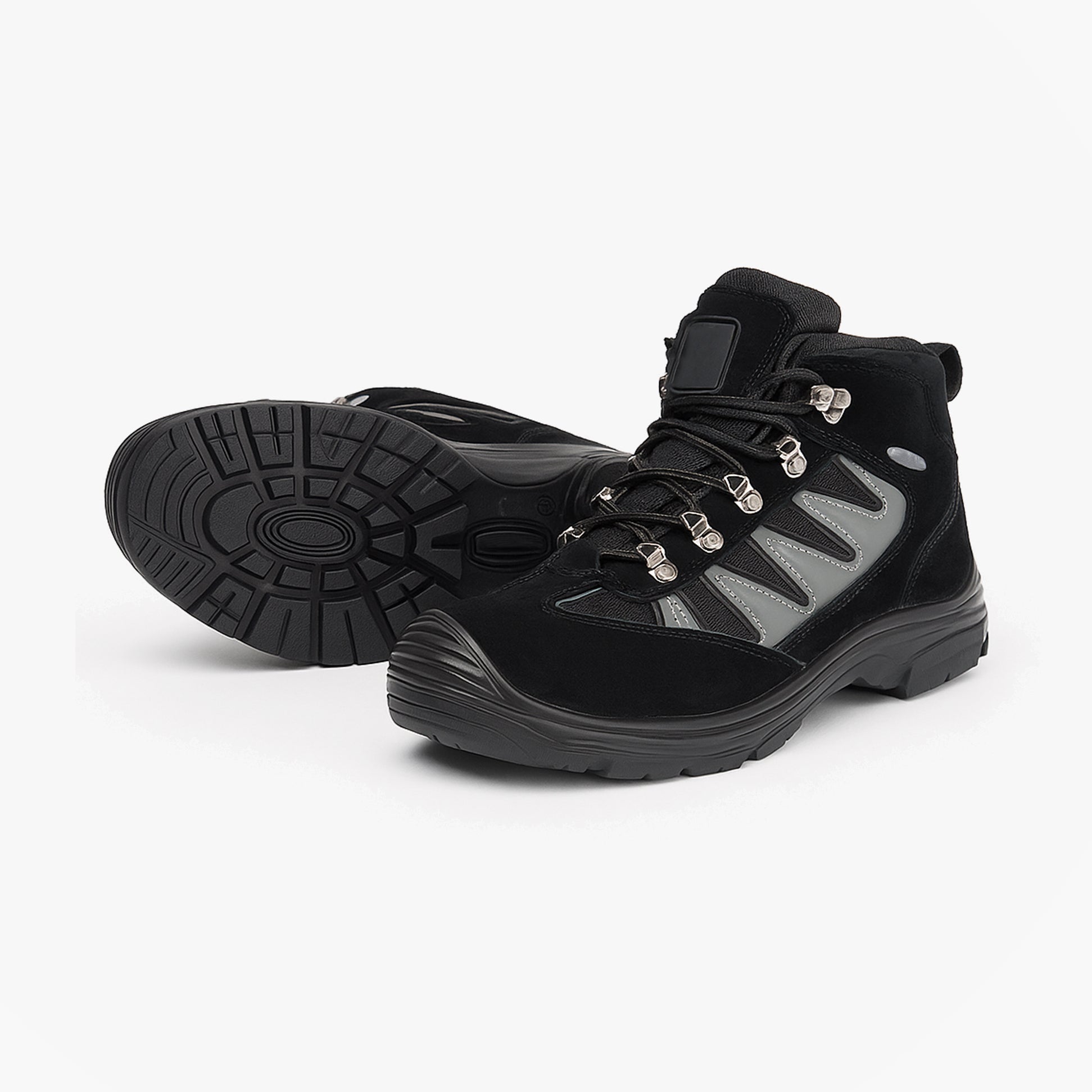 Grafters M074A Mens Safety Ankle Boots Black