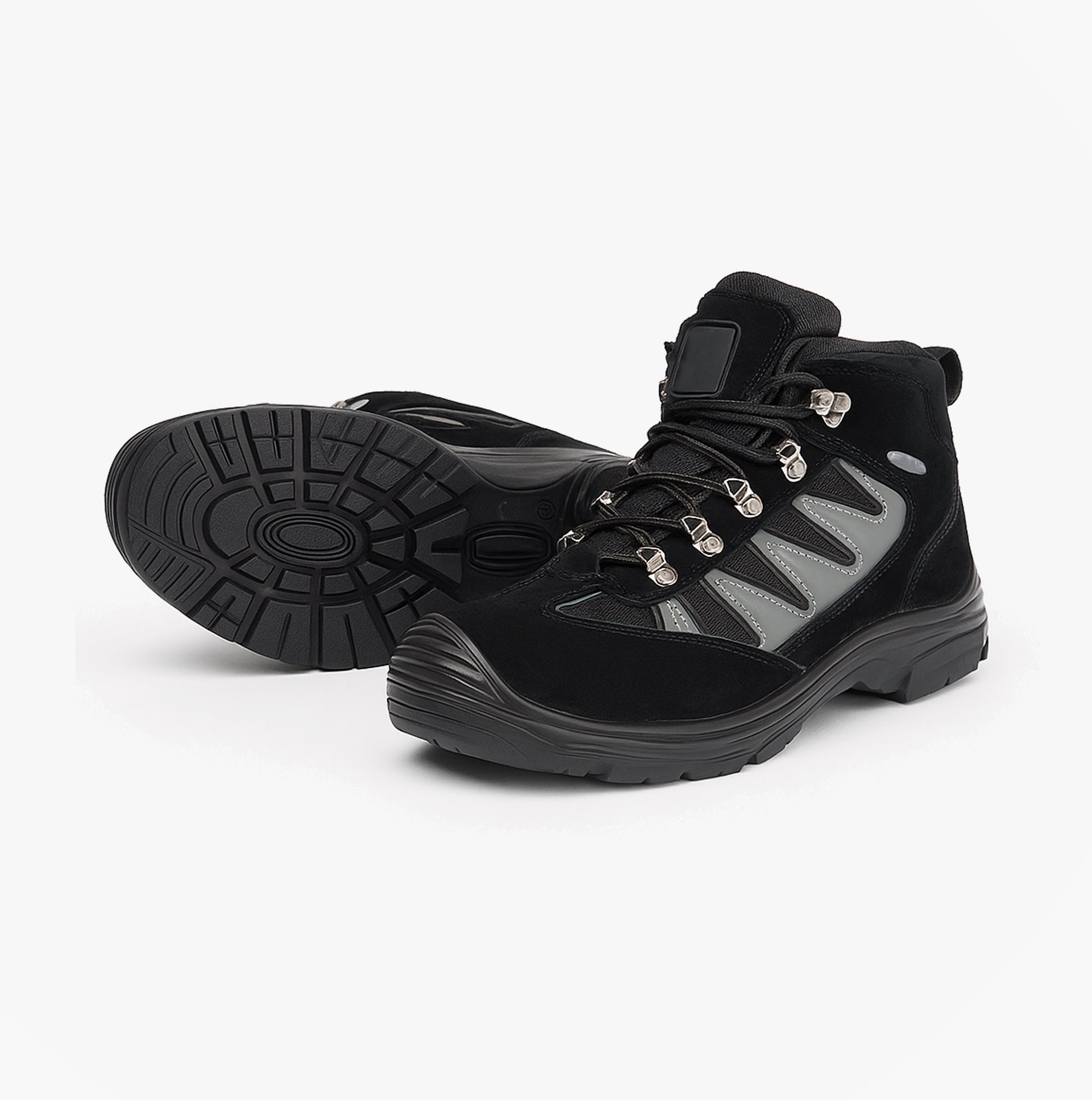 Grafters M074A Mens Safety Ankle Boots Black