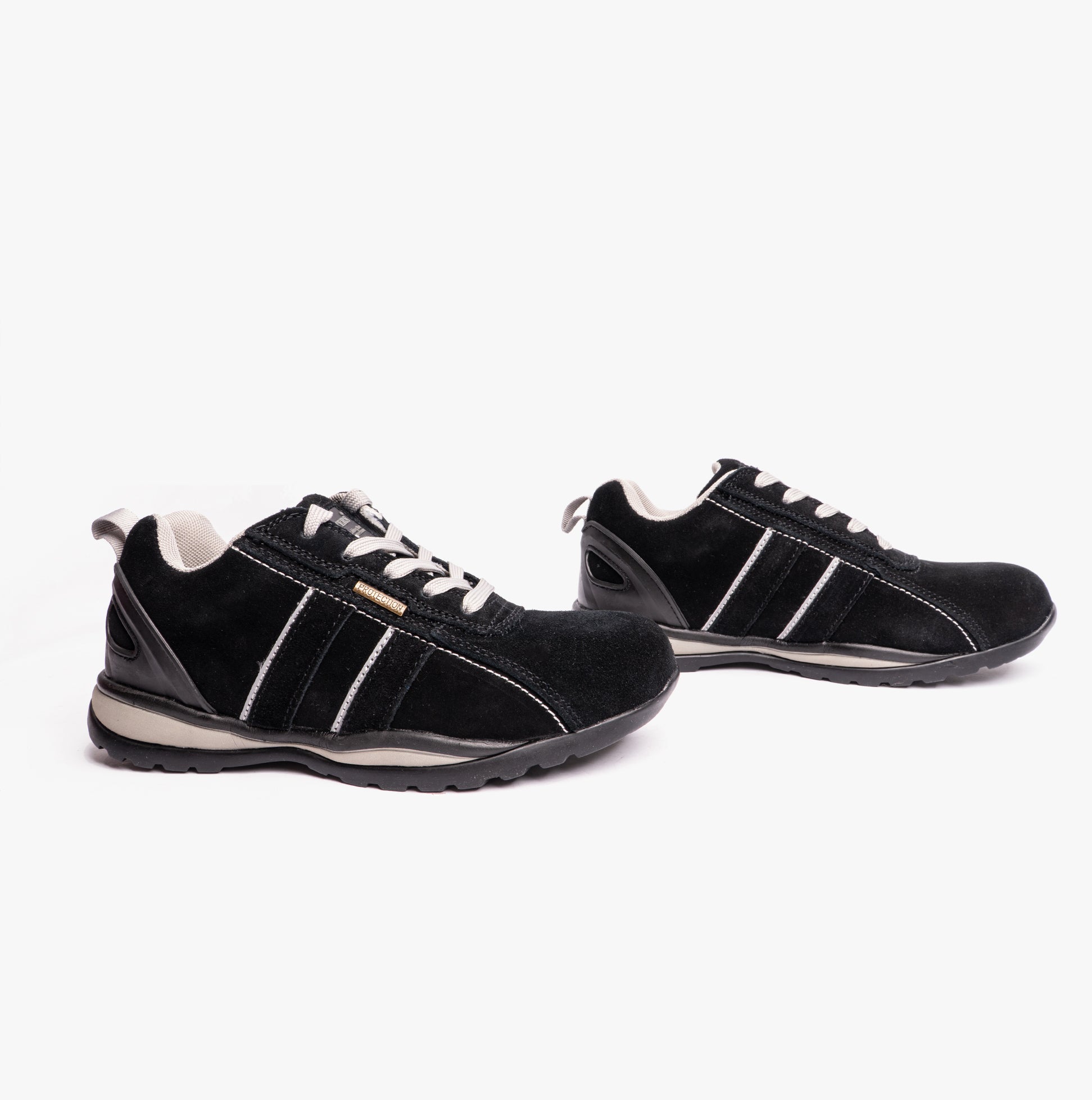 Grafters M090AS Unisex Safety Trainers Black/Grey