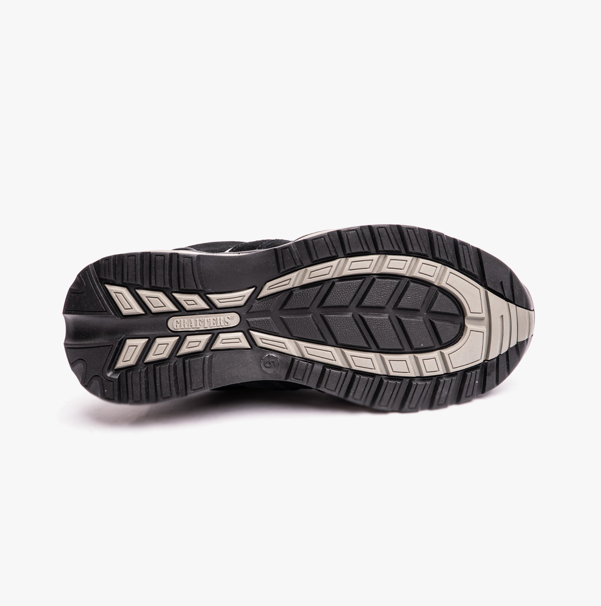 Grafters M090AS Unisex Safety Trainers Black/Grey