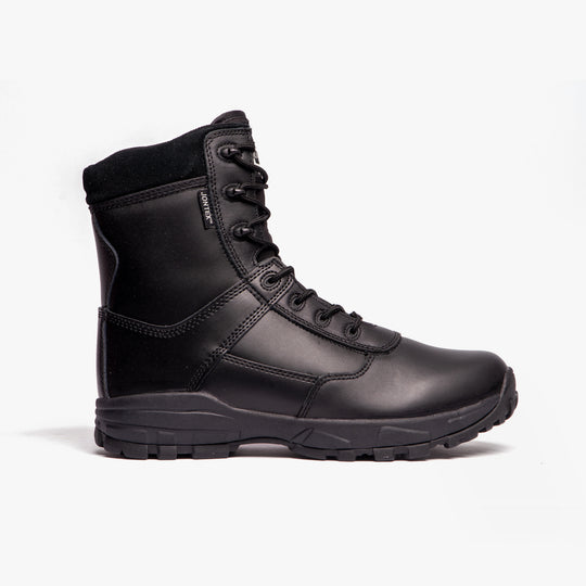 Grafters AMBUSH Unisex Waterproof Leather Combat Boots Black