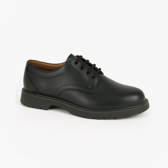 Grafters M181A Mens Leather Shoes Black