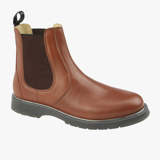 Grafters BELGRAVIA Unisex Chelsea Boots Tan