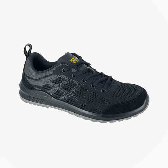 Grafters M219F Arko Unisex Steel Toe Safety Trainers Black/Grey