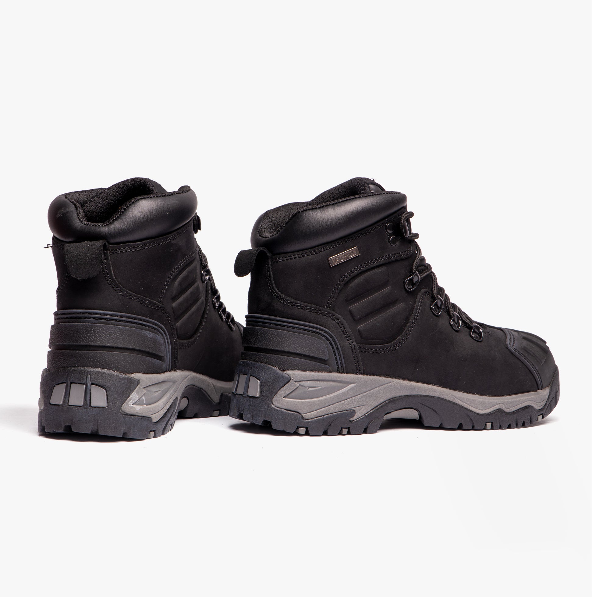 Grafters M514A Mens Leather Safety Boots Black