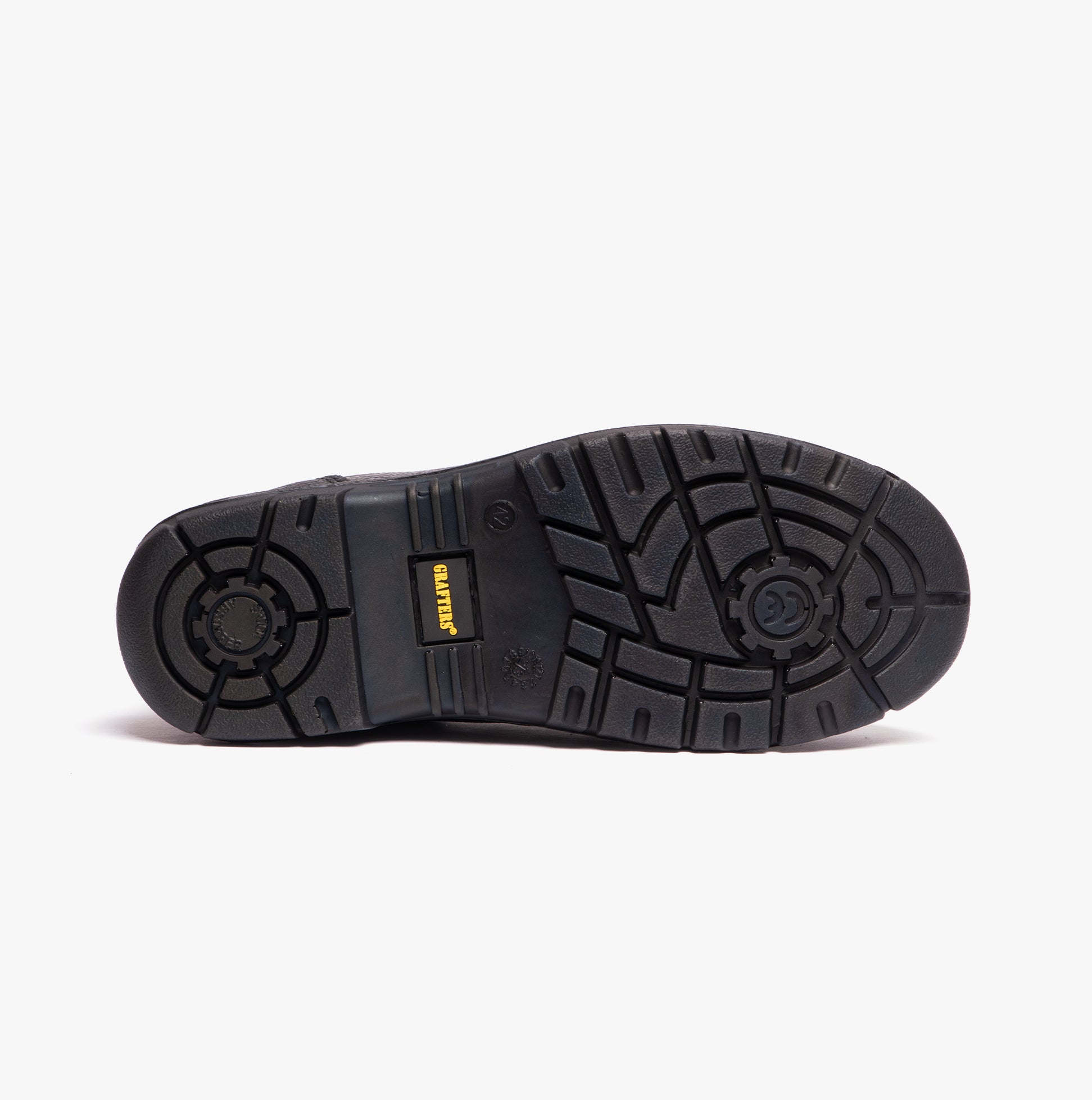 Grafters M530A Mens Leather Safety Shoes Black