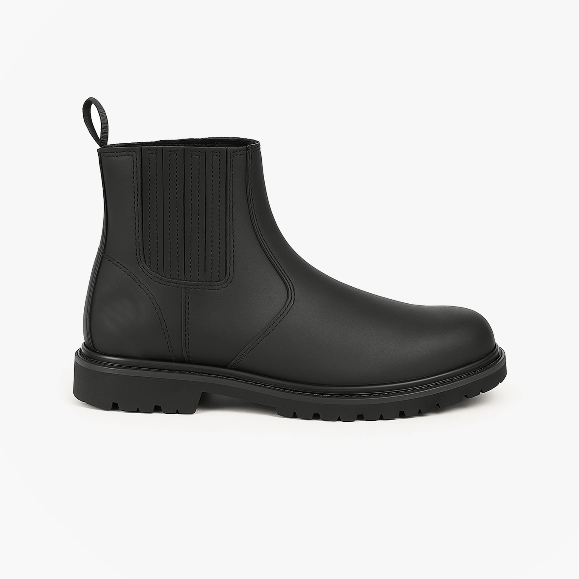 Grafters M763A Mens Leather Safety Boots Black