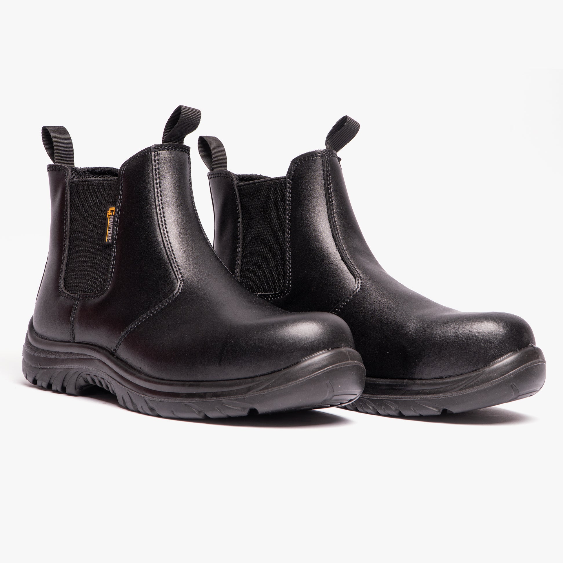 Grafters M899A Mens Composite Toe Dealer Boots Black