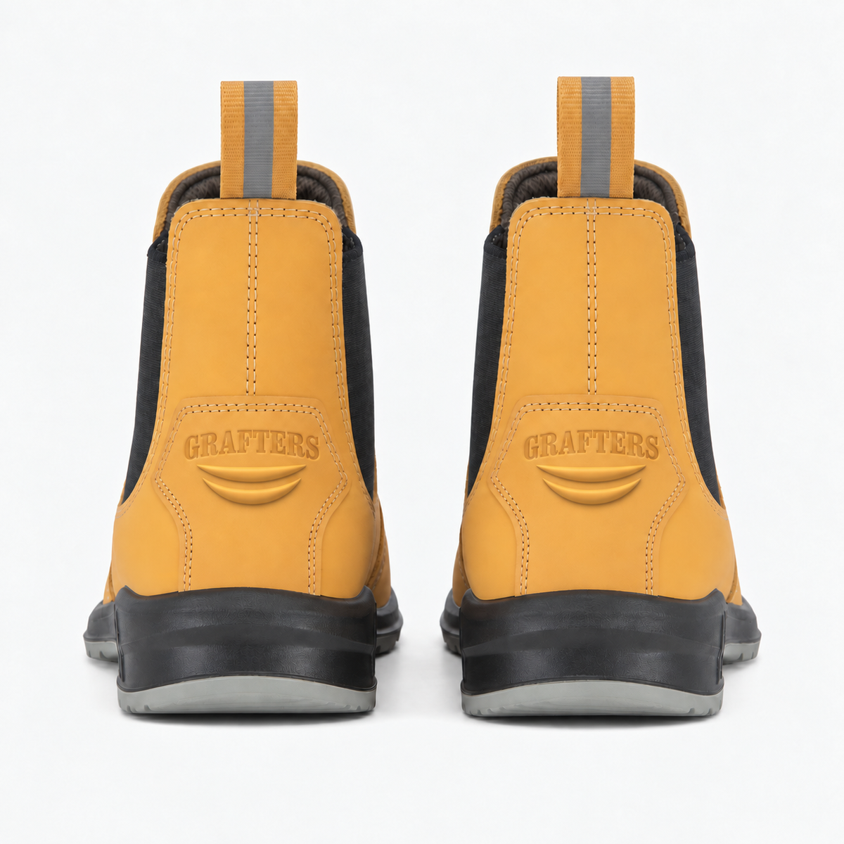 Grafters TOBY Mens Dealer Boots Honey