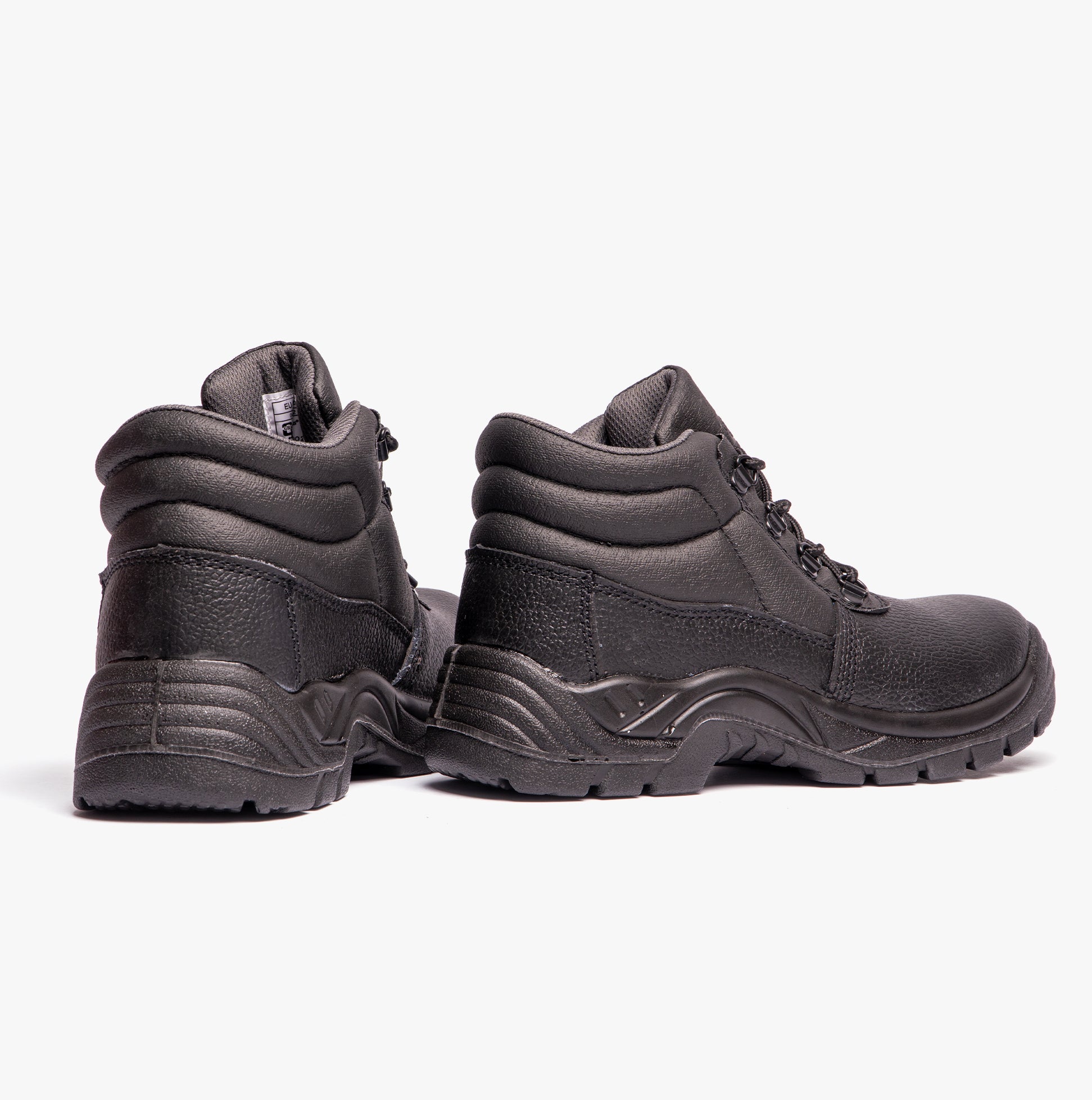 Grafters M9535PA+ Unisex Leather Chukka Safety Boots Black (Plus Sizes)