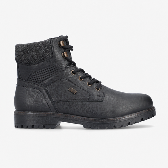 Rieker F3616 Mens Ankle Boots Black/Granite