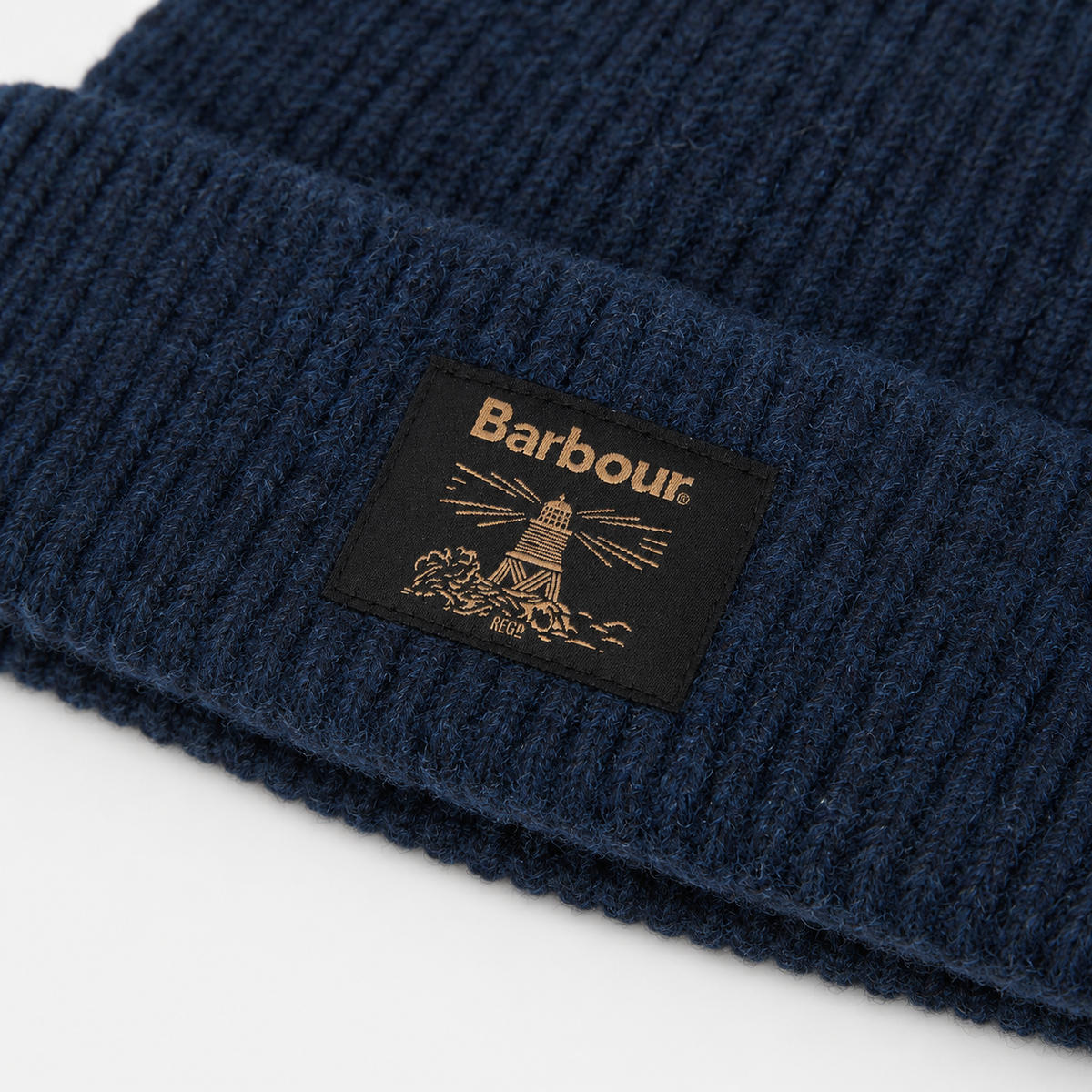 Barbour WESTERDALE BEANIE & SCARF GIFT SET Mens Beanie Navy/Grey