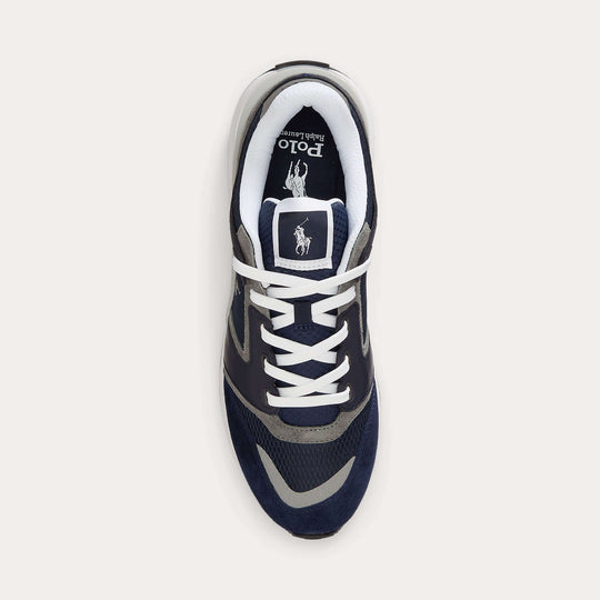 Polo Ralph Lauren Train 89 V2 Mens Casual Trainers Navy/Grey