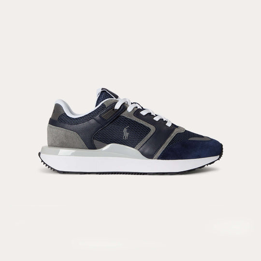 Polo Ralph Lauren Train 89 V2 Mens Casual Trainers Navy/Grey
