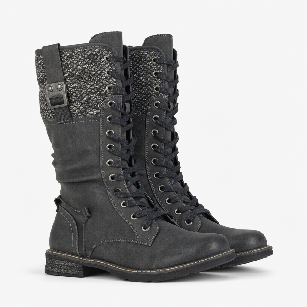Cipriata GABRIELA Womens Tall Boots Black/Grey