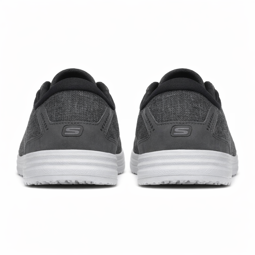 Skechers 210959/BKGY MELSON - CORONADO Mens Shoes Black/Grey