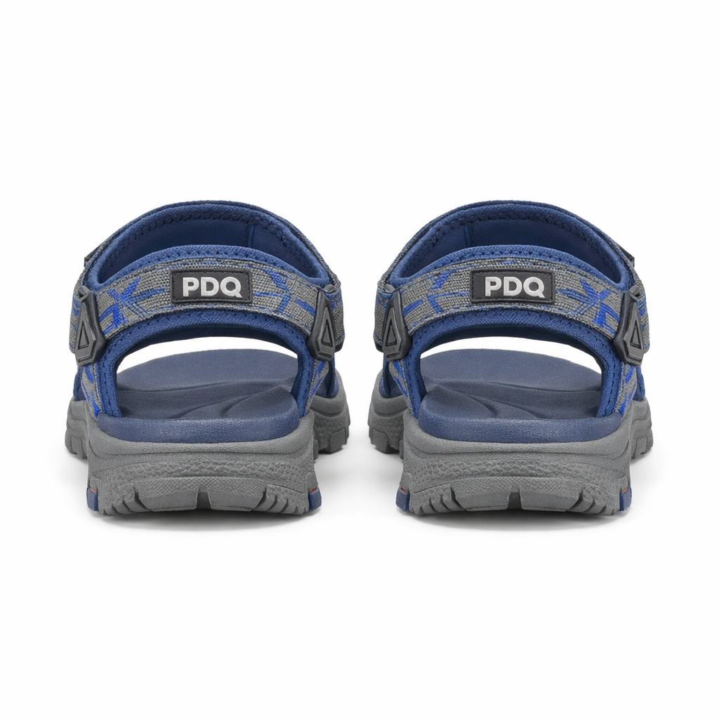 PDQ TRENT Mens Hiking & Trail Sandals Navy/Grey