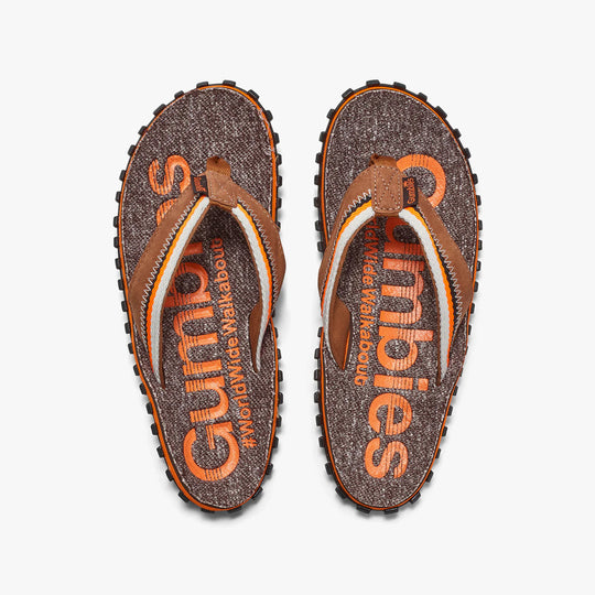 Gumbies CAIRNS Unisex Recycled Flip-Flops Orange