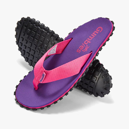 Gumbies DUCKBILL Womens Waterproof Flip-Flops Purple