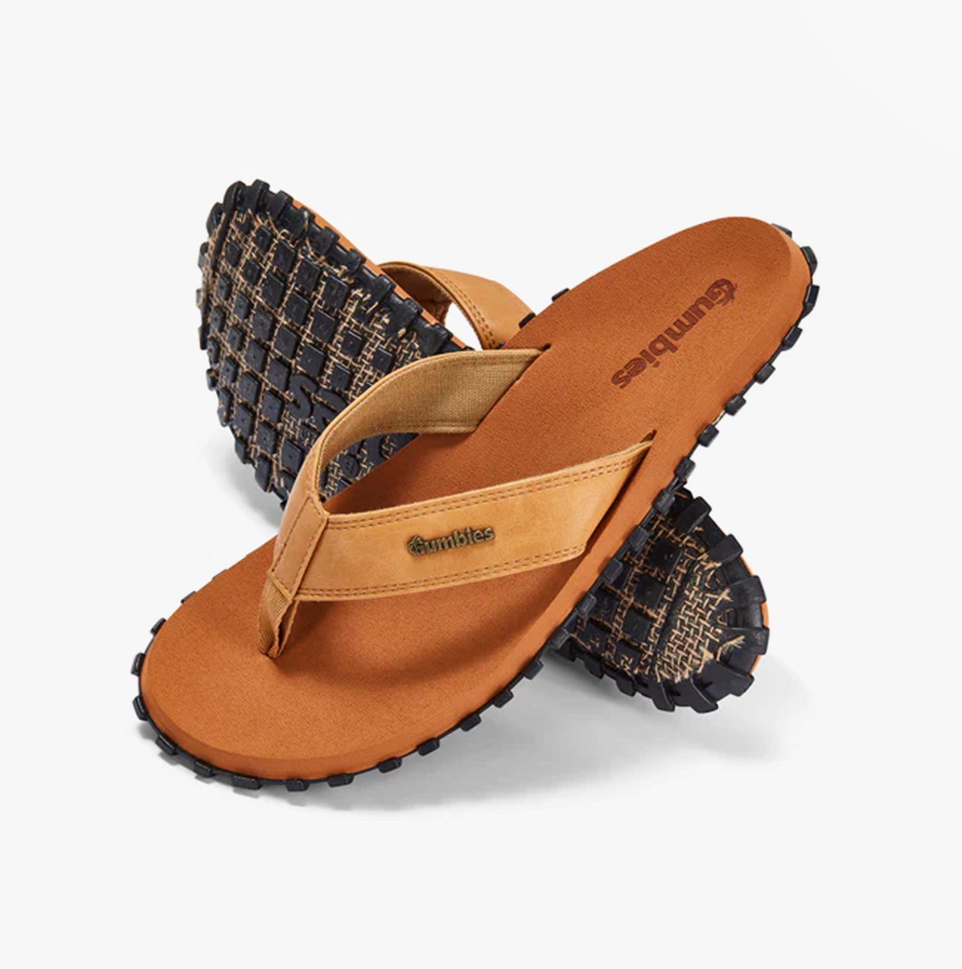 Gumbies VEGOVERT Unisex Flip-Flops Tan