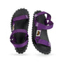 Gumbies SCRAMBLER Womens Sandals Purple top view showcasing straps and contoured footbed.