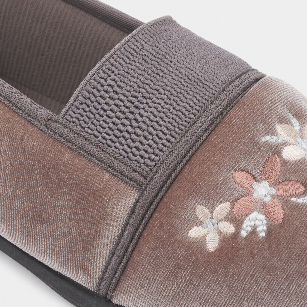 Jo & Joe MARGOT Womens Moccasin Slippers Heather