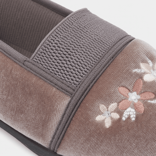 Jo & Joe MARGOT Womens Moccasin Slippers Heather