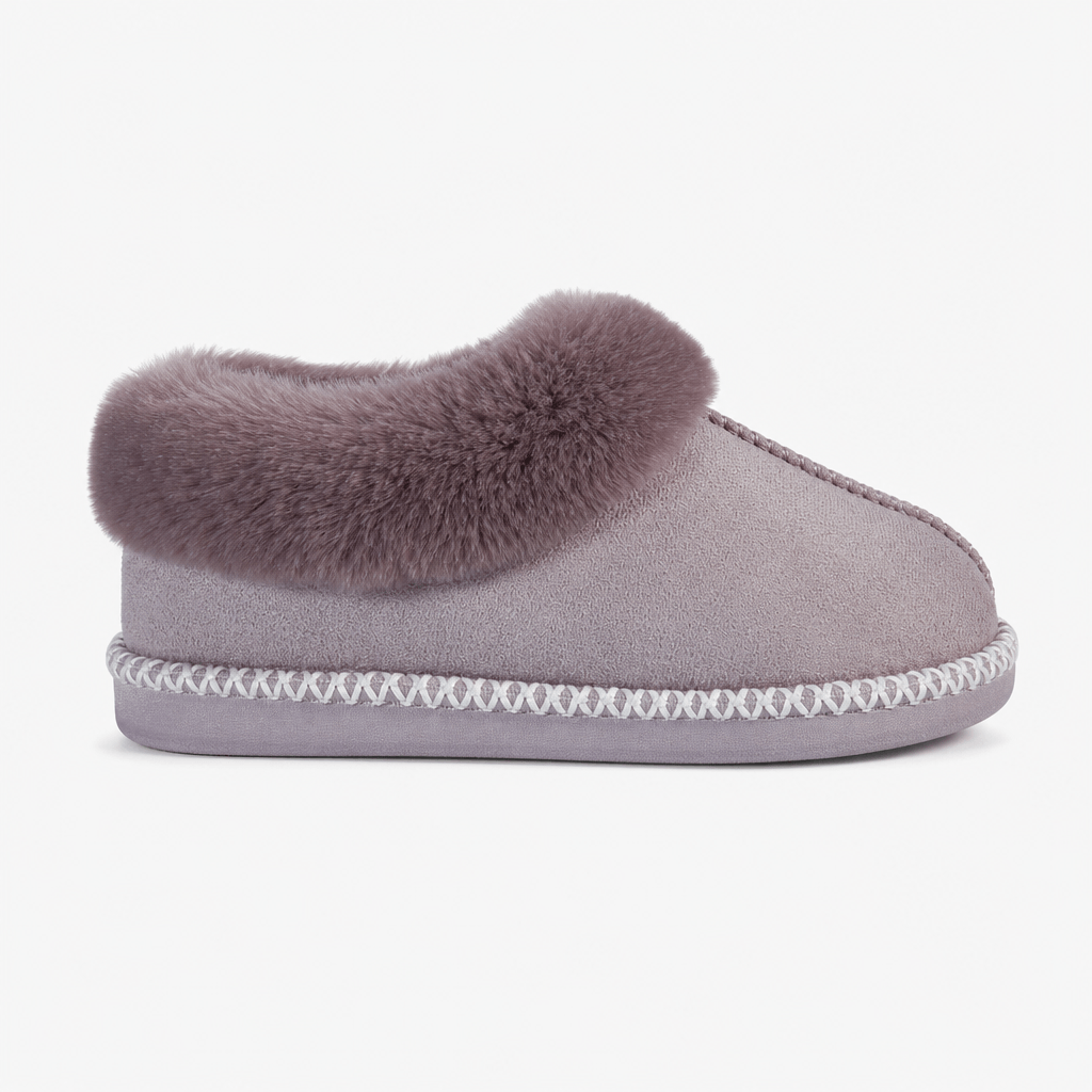 Jo & Joe ELMSLEY Womens Moccasin Slippers Heather