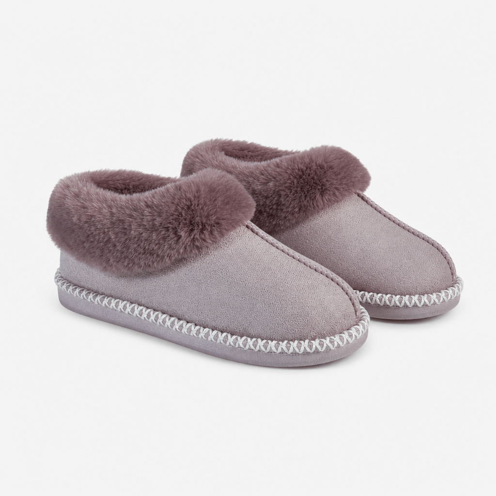 Jo & Joe ELMSLEY Womens Moccasin Slippers Heather