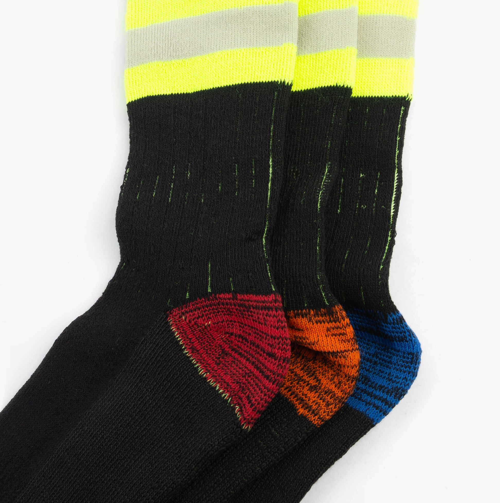 STB HIGHVIZ Mens Work Socks Multi
