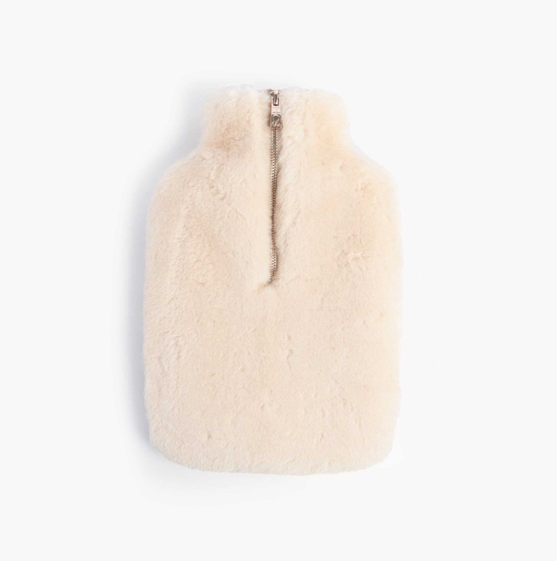 House of Slippers CLARA Faux Fur Hot Water Bottle Cover Cream